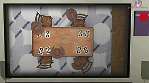 Curvy Teen 18+ Blowbangs Huge Cocks in 3D Room Escape