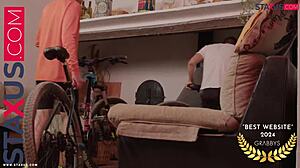 Staxus riders enjoy post-workout fun with friends