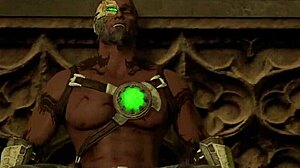 hey, check out this mortal kombat scene with kano and johnny cage getting intimate