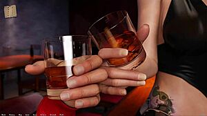 Big tits bounce in free will 77 hentai game.