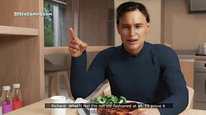 yo, my stepmom’s helping ease my tension in this wild 3d animation 😜