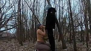 she says, 'suck my cock in the park, thick girl'