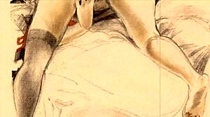 Vintage Erotic Drawings from Retro Anime Hentai