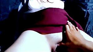 Fucking my sexy student outdoors 😍