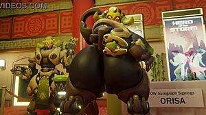 Explore the big 3D Overwatch Orisa compilation today