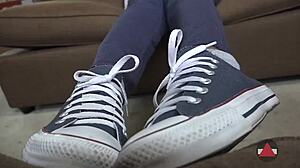 Submissive Model Shows Her Ass Close Up