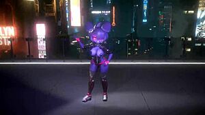 Bonnie FNF Bonfie dances in Kpop-Queencard style