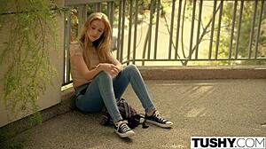 Tushy first anal for rebellious Lyra Law