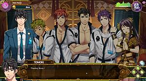 Will the sexy Japanese model spank and tease the bodybuilder boss during hot oil massage?