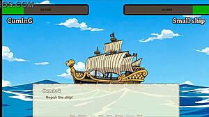 lusty buccaneers parody nami strips for gold