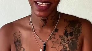 Brunette BBW Deep Throats Monster Cock After Cute Interview