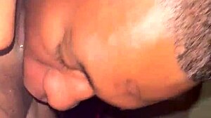 Bold Squirting Orgasm As He Licks Ebony Pussy
