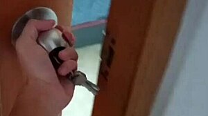 uhh, caught spyin’ my stepmom after shower… she’s shocked by my hard one