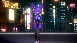 Bonnie FNF Bonfie dances in Kpop-Queencard style