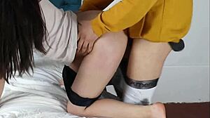 Webcam model gets fucked live by best friend