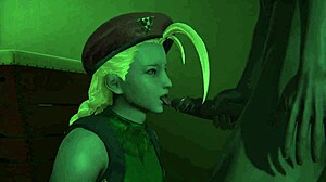 Street Fighter Cammy in 3D Hentai POV Fight with Big Ass