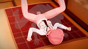 Miss Makima moans during penetration in 3D hentai!