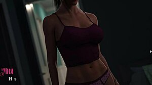 3D animated porn with a hot brunette getting fucked and swallowing cum