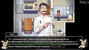 feeling excited in village rhapsody hentai game with ranch scenes and vagina exploration in spanish narration