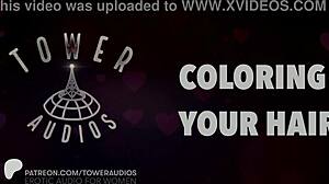erotic audio for women coloring hair with dirty talk