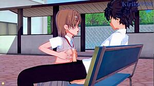 Mikoto Misaka, Kuroko Shirai, Kazari Uiharu, And Toma Kamijo Experience Intense Emotional Sex In Railgun Hentai