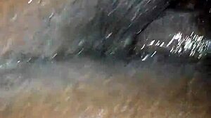 Facedown, her pussy gets filled with cum, teasing the ultimate submission