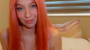 My step-sister says, 'help me to bed with your big cock in this roleplay'