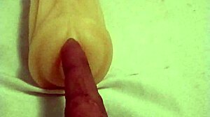 She says, watch me play with this artificial pussy and finger my ass