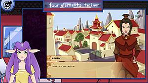 Sultry animation with a hint of ASMR: The Four Elements Trainer