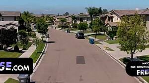 Anna's Busty Body Ignites Passionate Neighborhood Orgy