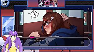 Vampires in love: Part 1 of the anime game with sexual content