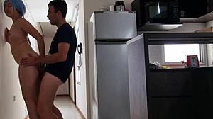 피자 배달원이 야생 서프라이즈 받음