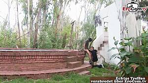 Dünner Militär Gay Teen Fickt Studenten Anal Im Wald