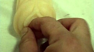 She says, watch me play with this artificial pussy and finger my ass