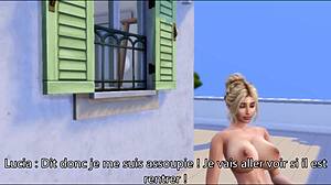 3D family drama in The Sims 4 with hot European teens