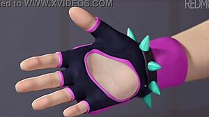 Juri Han stars in this 3D animation compilation
