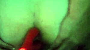 putting a new toy in my tight ass, i love anal!