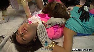 Japanese Galactic Sentai Heroes Fucked Hard in Uncensored Trimmed Pussy Action