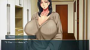 in the changeroom, the milf's presence stirs deep emotions in this anime episode.