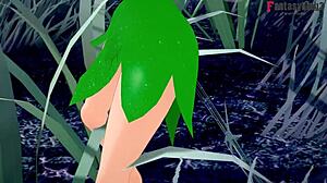 Tinker Bell grown up, fucked while fairy watches