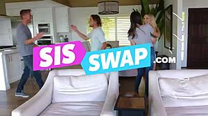 the slender blonde teen masturbates with a purple vibrator in her debut video