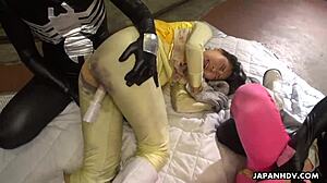 Japanese Galactic Sentai Heroes Fucked Hard in Uncensored Trimmed Pussy Action