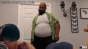 Μετά που φεύγει η μαμά, emo κοπέλα σεβάζει θετό πατέρα με άγριες κινήσεις.