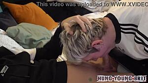 Multiple cummers engage in bareback breeding with big ass in rough gay sex.