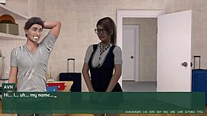 3D animated game with big boobed girls