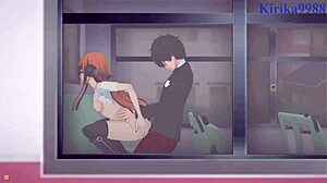 Futaba sakura ann takamaki ren amamiya intense hentai creampie persona five