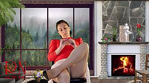 It's Weird You In My Home With Sexy Legs And Heels!