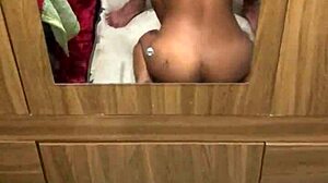 he eats her ass and cums in her pussy