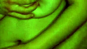 Girlfriend moans during pussy fingering orgasm