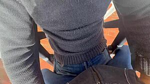 Hot wife, suck my big cock and cum in your mouth!